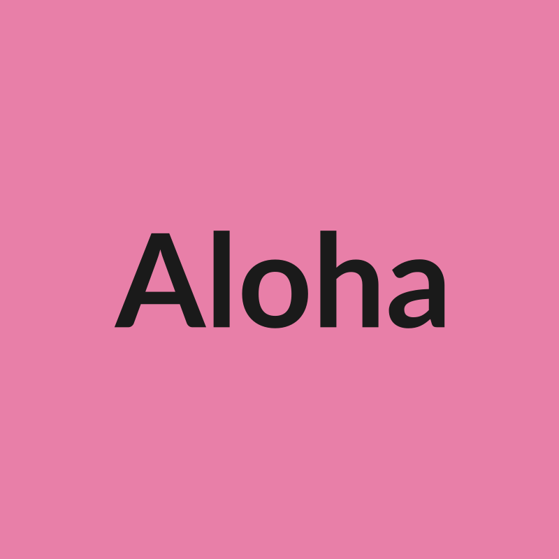 Aloha Rose - Pink - Ecuador
